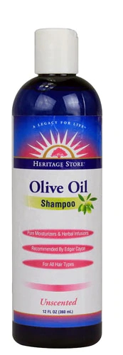 Shampoo de Azeite Heritage Products Sem Perfume - 355ml - Limpeza Suave e Hidratação Profunda