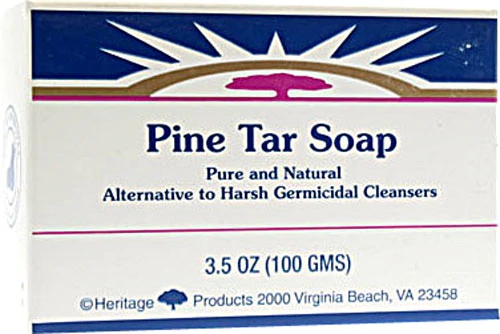 Sabonete de Alcatrão de Pinheiro Heritage Products 100g: Limpeza Profunda e Bem-Estar Natural