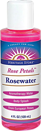 Hidrolato de Rosa Heritage Products Rose Petals - 118ml - Hidratante e Calmante