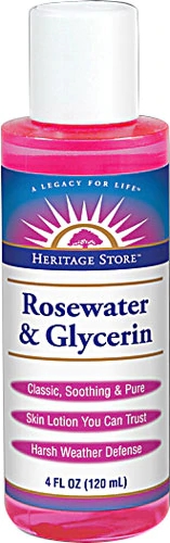 Água de Rosas e Glicerina Heritage Products - 118ml: Hidratação e Revitalização Profunda