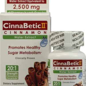 Hero Nutritionals CinnaBetic II 2500mg - 60 Cápsulas Vegetarianas
