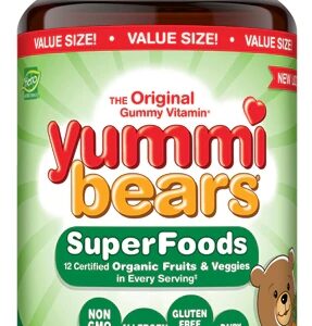 Hero Nutritionals Yummi Bears Suplemento Vitamínico - 200 Gomas