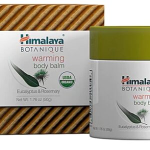 Bálsamo Corporal Aquecedor Orgânico Himalaya Botanique 50g - Alívio e Bem-Estar Natural