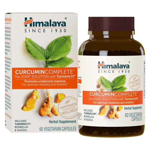Himalaya Cúrcuma Completa - 60 Cápsulas Vegetarianas: Potencialize Sua Saúde Natural