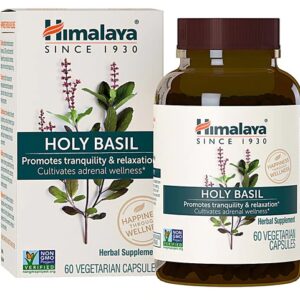Himalaya Holy Basil Tulsi 60 Cápsulas Vegetarianas - Bem-Estar e Equilíbrio