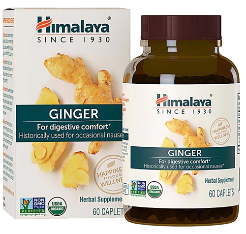 Himalaya Gengibre Orgânico - 60 Cápsulas para Bem-Estar