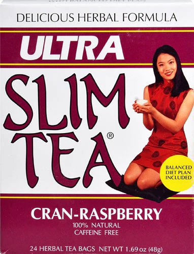 Chá Hobe Labs Ultra Slim Cran-Raspberry - 24 Sachês (48g)