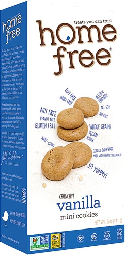 Home Free Gluten Free Mini Cookies Vanilla -- 5 oz