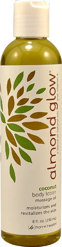 Home Health Almond Glow Óleo de Massagem e Loção Corporal Hidratante com Coco - 237ml