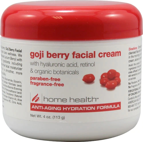 Home Health Goji Berry Facial Cream Fragrance Free -- 4 oz