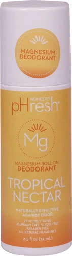 Desodorante Roll-On de Magnésio Honestly pHresh Tropical Nectar - 74ml