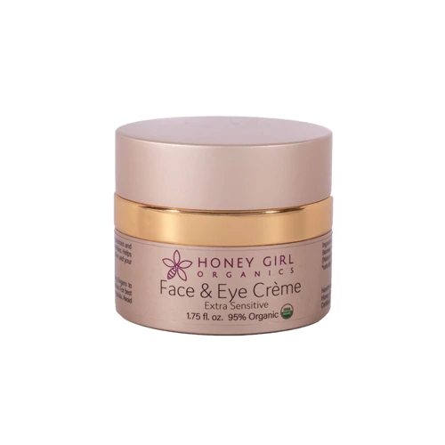 Honey Girl Organics Creme Facial e Olhos Extra Sensível 50ml - Pele Calma e Hidratada