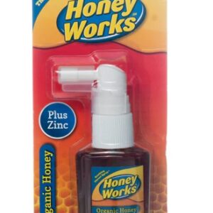 Spray de Mel Orgânico Honey Works com Zinco para Garganta - 30ml
