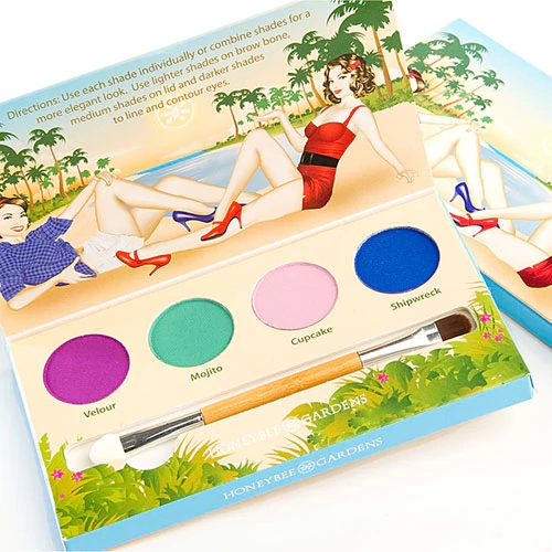 Paleta de Sombras Honeybee Gardens Party Girl - 1 Kit Completo para um Look Vibrante