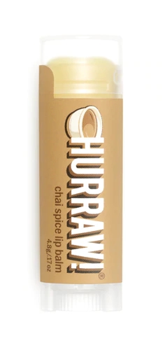 Protetor Labial Hurraw! Chai Spice - Bálsamo Hidratante Natural 4g