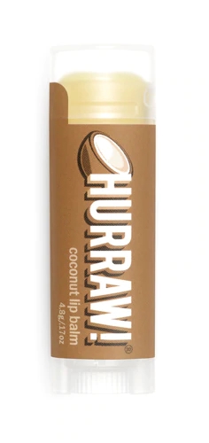Protetor Labial Hurraw! Coconut 5g - Hidratação Profunda e Natural