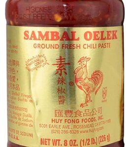 Huy Fong Foods Sambal Oelek Fresh Ground Chili Paste -- 8 oz