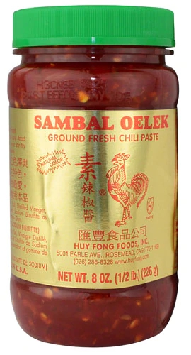Huy Fong Foods Sambal Oelek Fresh Ground Chili Paste -- 8 oz