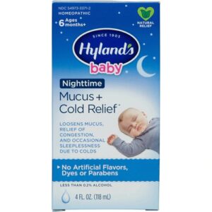 Hyland's Baby Alívio Noturno Tosse e Congestão Mucosa Original - 118ml