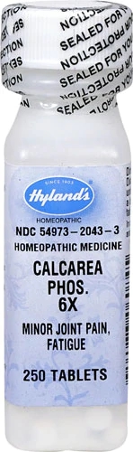 Hyland's Calcarea Phosphorica 6X - 250 Comprimidos: Suporte para Ossos e Bem-Estar Geral