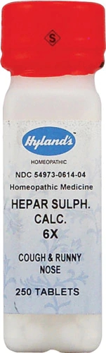 Hyland's Cálcio Hepar Sulph 6x 250 Comprimidos - Bem-Estar e Saúde Natural