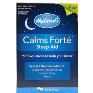 Hyland's Calms Forte 50 Comprimidos - Alívio Natural para o Estresse e Ansiedade