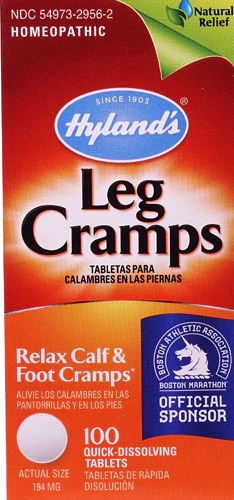 Hyland's Leg Cramps 100 Comprimidos de Dissolução Rápida Alívio de Câimbras