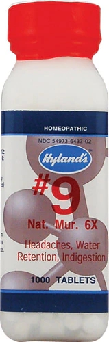 Hyland's N0.9 Natrum Muriaticum 6x 1000 Comprimidos - Bem-Estar Homeopático