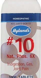 Hyland's Natrum Phosphoricum 1000 Tablets - Suplemento Homeopático para Bem-Estar Digestivo