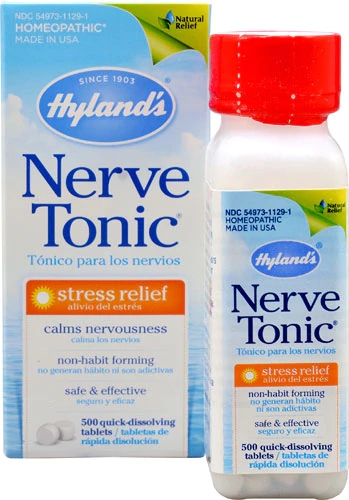 Hyland's Nerve Tonic 500 Comprimidos: Alívio Natural para o Estresse e Nervosismo