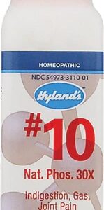 Hyland's No 10 Nat Phos 30x - 500 Comprimidos: Saúde e Bem-Estar Celular