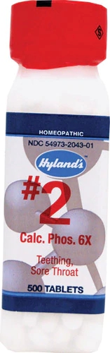 Hyland's No 2 Calcarea Phos 6x - 500 Comprimidos (1g)