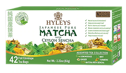 Hyleys Cleanse Kit 14 Dias: 42 Sachês de Chá Detox e Bem-Estar