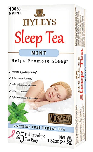 Chá de Hortelã Hyleys para Dormir - 25 Sachês (37.5g)