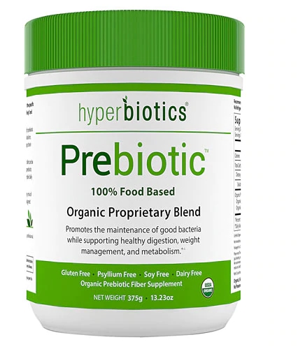 Hyperbiotics Organic Prebiotic™ Powder 375g - Fibra Prebiótica Orgânica Premium