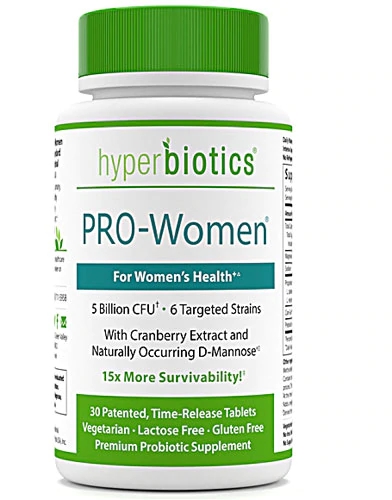 Hyperbiotics PRO-Women -- 5 billion CFU - 30 Time Release Tablets