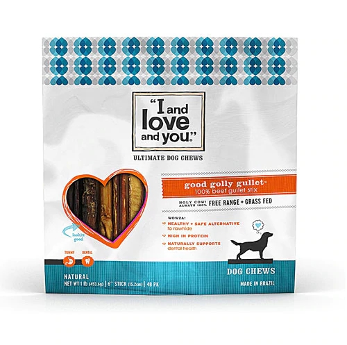 I and Love and You Good Golly Gullet Beef - Carne Bovina para Cães 454g