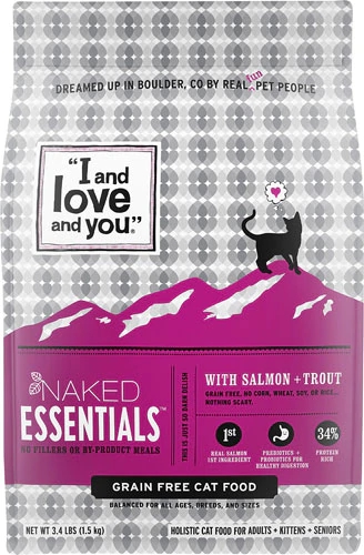 Ração I and Love and You Naked Essentials Salmão e Truta 1.54kg