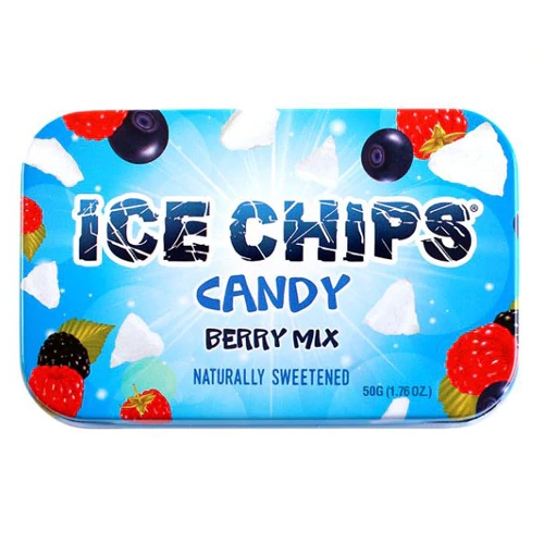 Ice Chips Candy Tin Berry Mix - Balas Refrescantes 50g