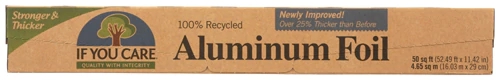 Papel Alumínio If You Care - 13,93 m² (50 Sq Ft) - Ecológico e Resistente