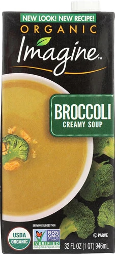 Sopa Cremosa de Brócolis Orgânica Imagine Foods - 946ml