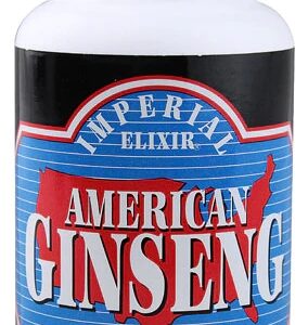 Imperial Elixir American Ginseng - 100 Cápsulas: Vitalidade e Bem-Estar Natural