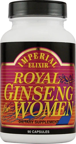 Imperial Elixir Royal Ginseng for Women - 90 Cápsulas: Vitalidade e Bem-Estar Feminino