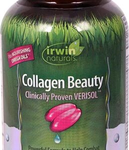 Irwin Naturals Collagen Beauty 80 Liquid Softgels - Colágeno para Pele Radiante