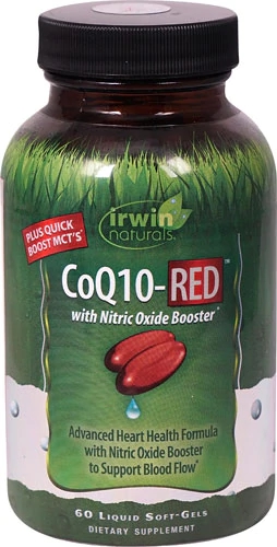 Irwin Naturals CoQ10-RED™ 60 Cápsulas Gelatinosas Líquidas - Energia e Bem-Estar