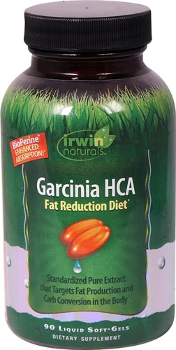 Irwin Naturals Garcinia HCA Redução de Gordura - 90 Cápsulas Líquidas Gelatinosas