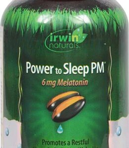 Irwin Naturals Power to Sleep PM Melatonina 6mg 60 Cápsulas Gelatinosas Líquidas