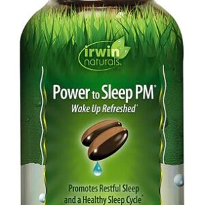 Irwin Naturals Power to Sleep PM® 60 Cápsulas Gelatinosas Líquidas - Auxílio Natural para o Sono