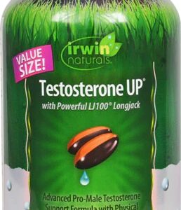 Irwin Naturals Testosterone UP® 120 Liquid Softgels - Potencialize Seus Níveis de Energia