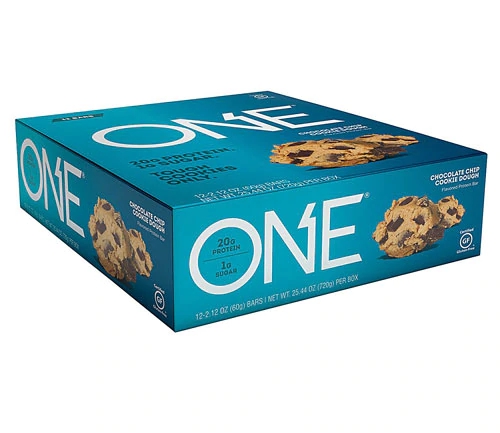 ISS Research ONE Protein Bar Chocolate Chip Cookie Dough -- 12 Bars